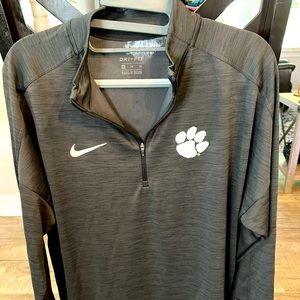 Nike Clemson quarter zip pullover